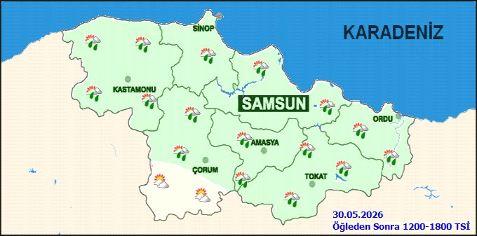 Sinop'ta Parçalı Bulutlu Hava ve Sağanak Yağış Bekleniyor - Görsel 4