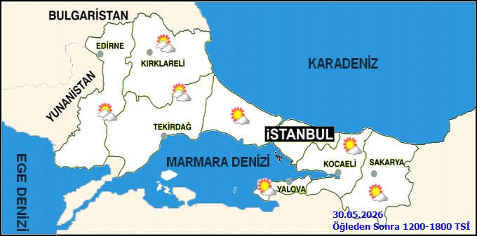 Tekirdağ'da Hava Durumu: Parçalı Bulutlu ve Mevsim Normalleri Civarında Sıcaklıklar - Görsel 2